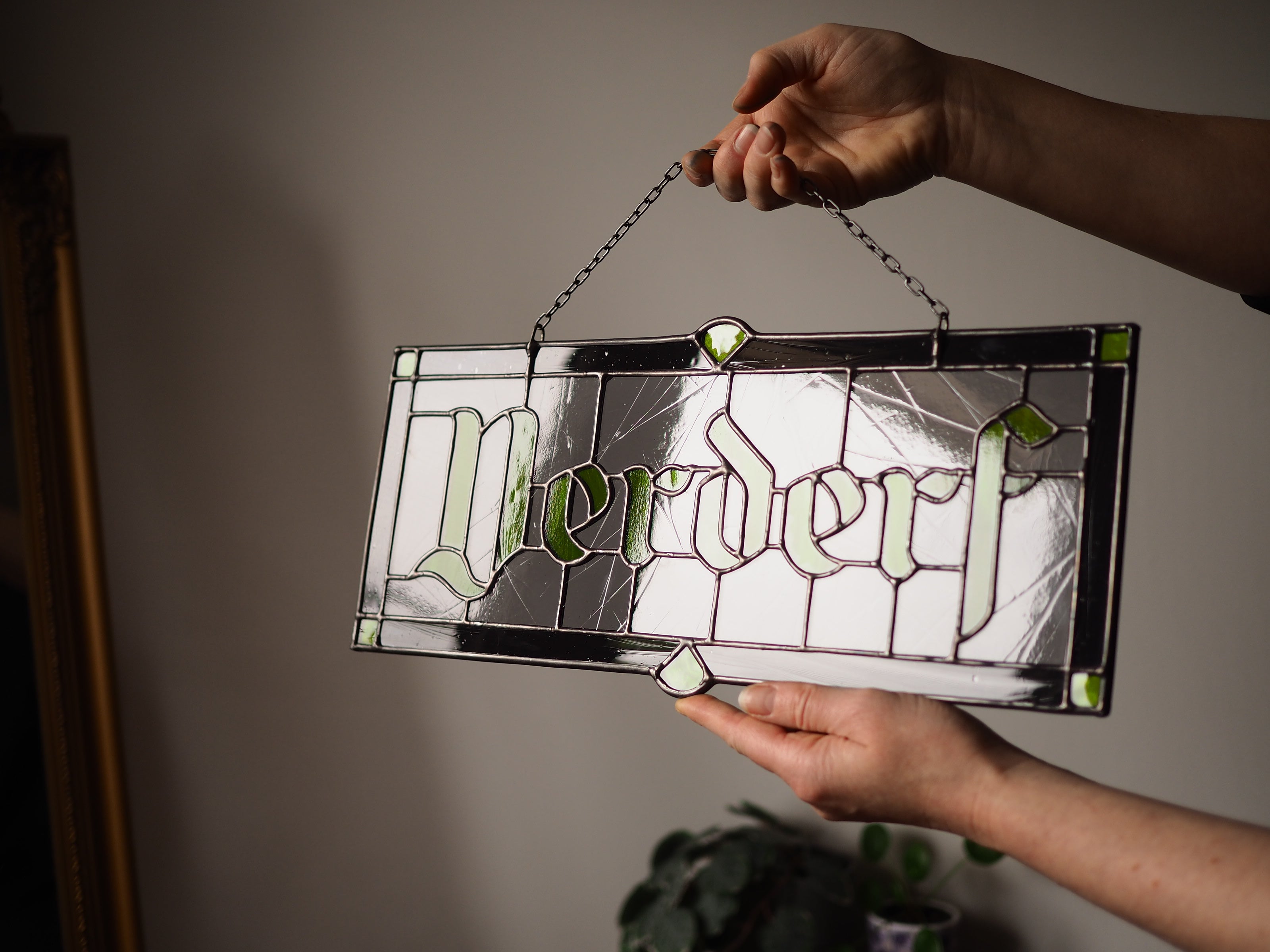 VERDERF glasraam